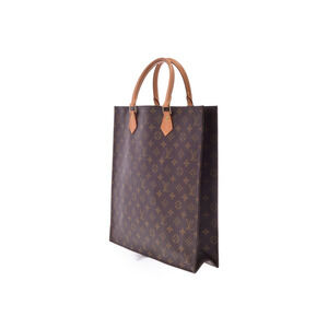 Louis Vuitton Shoulder Bag Brown Handbag Plat Monogram Sac Leather